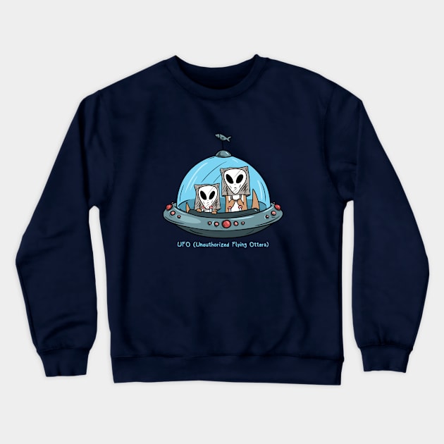 UFO Crewneck Sweatshirt by Otterlyalice